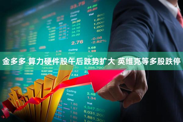 金多多 算力硬件股午后跌势扩大 英维克等多股跌停